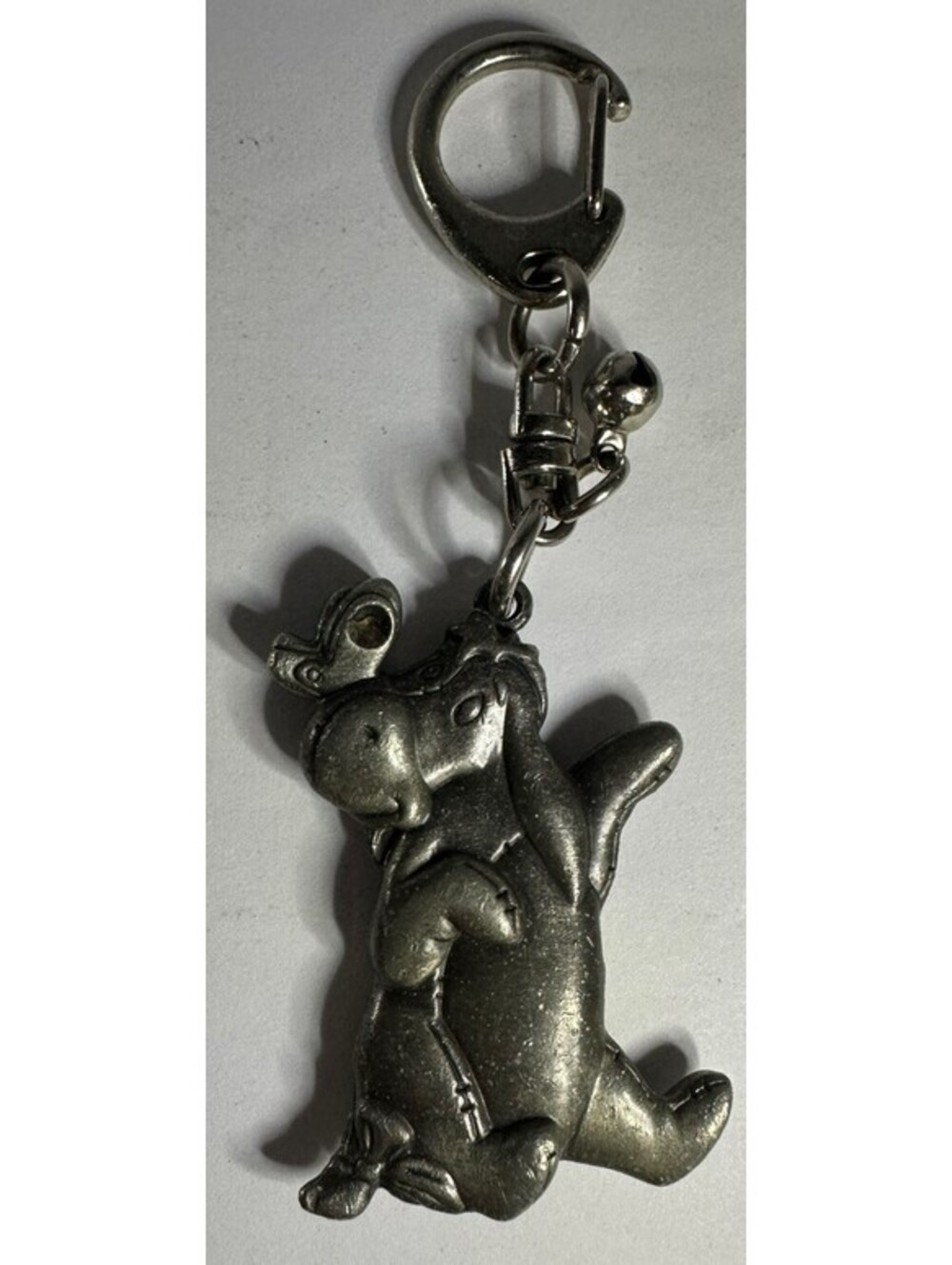 Pewter Disney EEYORE Winnie the Pooh Metal Figurine Keychain